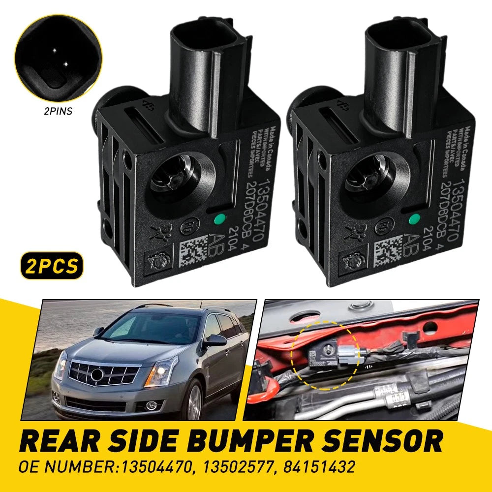 2X Side Crash Bumper Sensor for Chevrolet Equinox GMC Terrain (2010–2011) 13504470