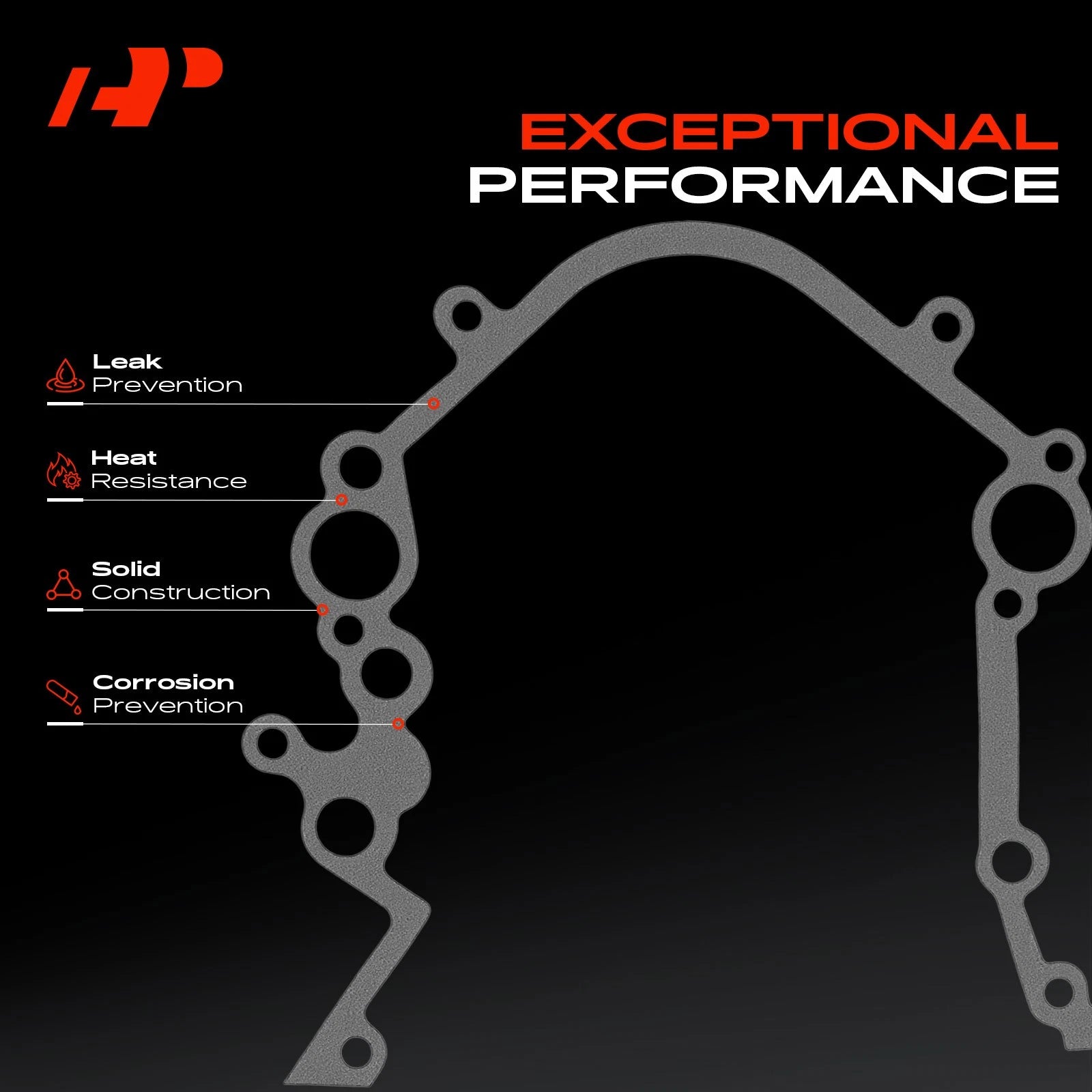 Engine Timing Cover Gasket Set for Ford Mustang Taurus Lincoln (1994–2003)