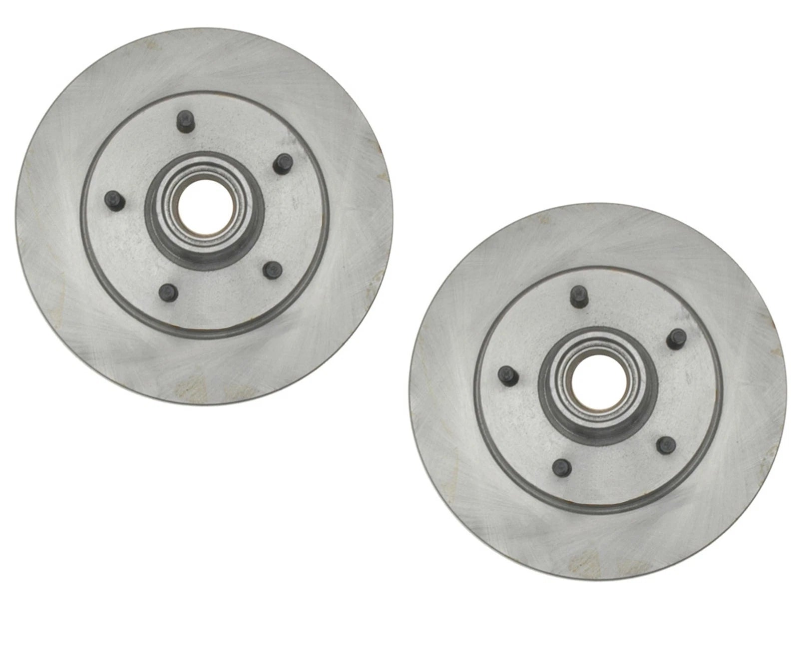 Set of 2 Vented Front Brake Rotor & Hub Assemblies for Chevy GMC (RWD)