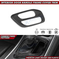 Carbon Fiber Style Gear Shift Media Frame Cover for Dodge Challenger (2015–2026)