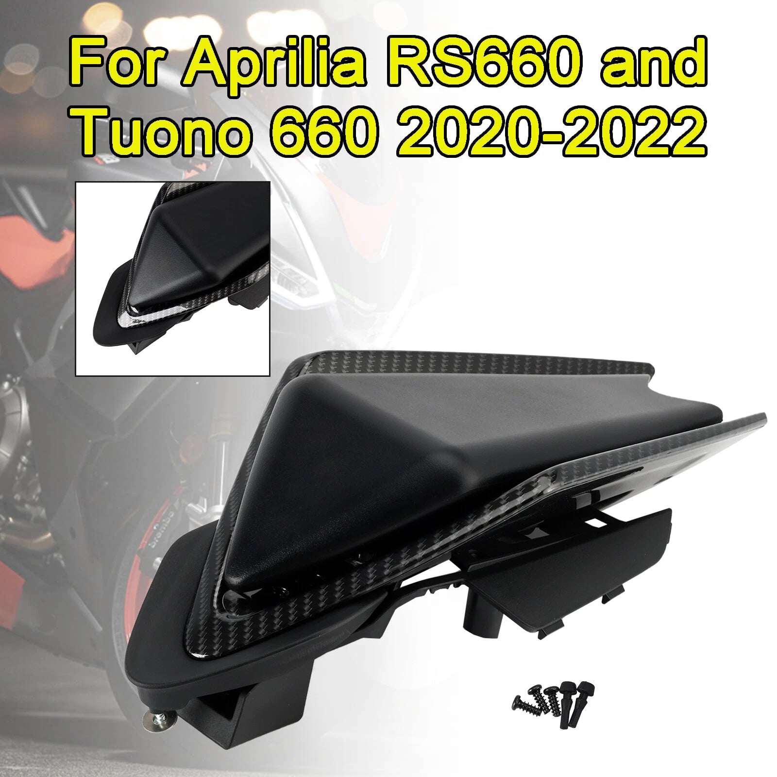 Rear Cowl Tail Fairing Cover for Aprilia RS660 RSV4 Tuono 660 (2020–2024) Carbon T9