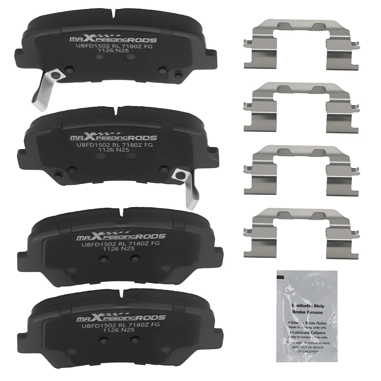 Front Ceramic Brake Pads Set for Kia Forte/Forte Koup/Forte5 (2014-2016)