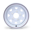 Libra 12 x 4 Trailer Wheel 5 Lug 4.5" Bolt Pattern White Spoke (17002)