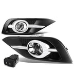 Fog Lights Set of 2 for Honda CR-V (2012–2014) OE Clear Lens + Bezels + Switch