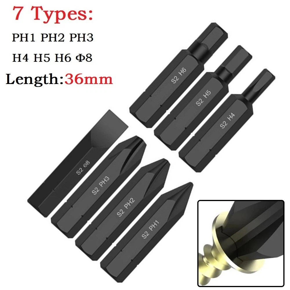Set of 4 Screwdriver Bits for Driver Air Drill Tools