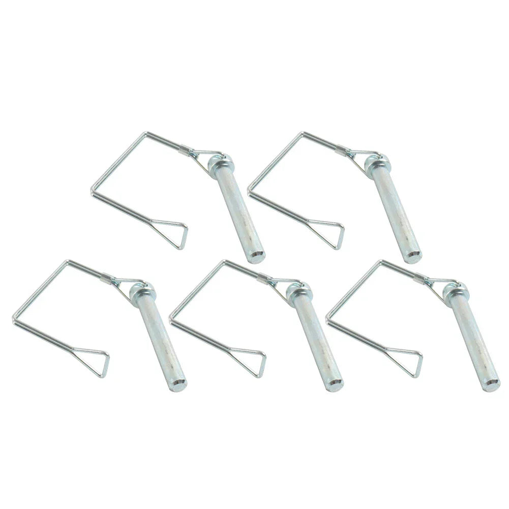 5 x Shaft Lock Pin Trailer Tow Coupler Safety Snap Locking Pin w/ Rope