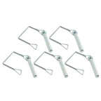 5 x Shaft Lock Pin Trailer Tow Coupler Safety Snap Locking Pin w/ Rope