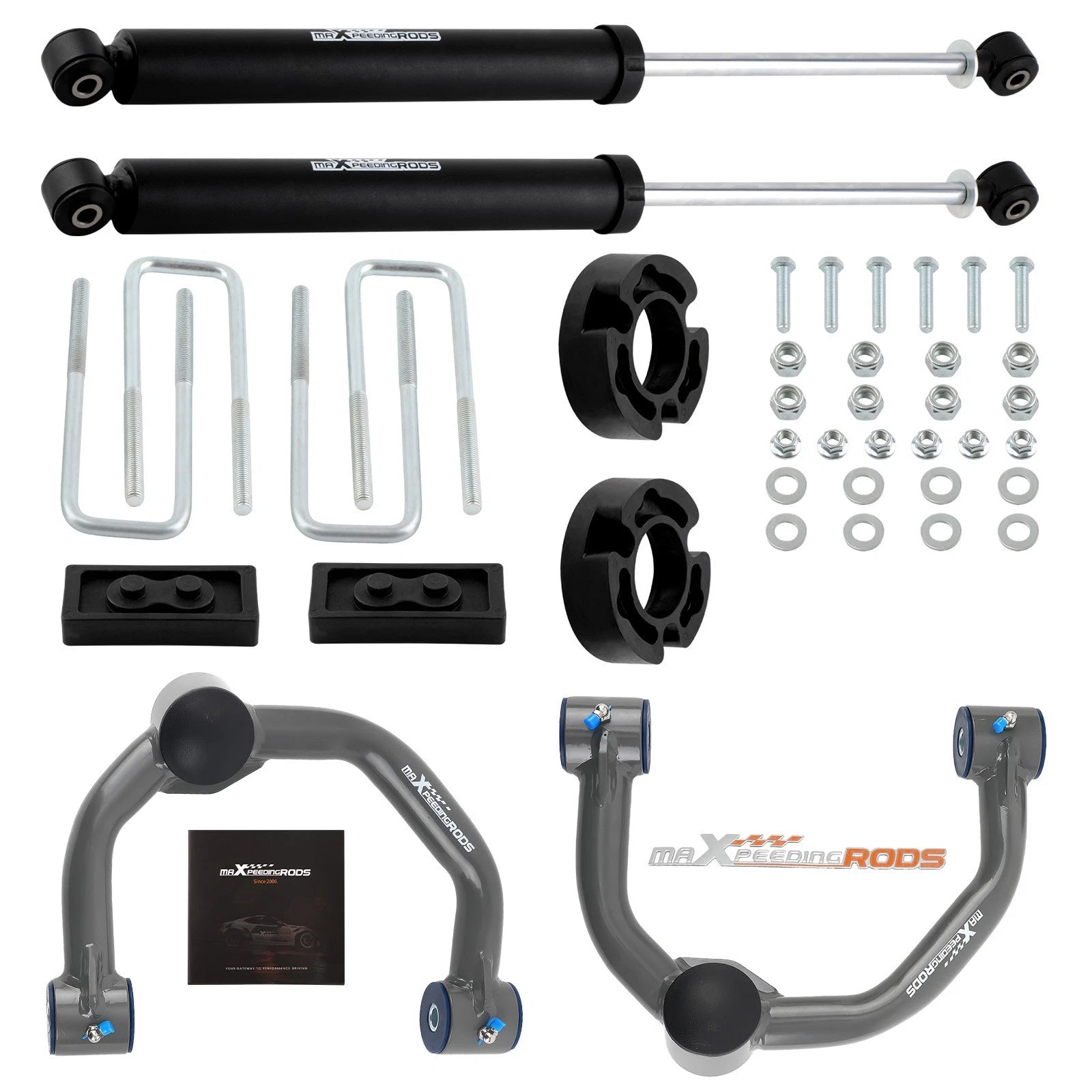 2.5" Lift Kit with Upper Control Arms for Ford F-150 4WD (2004–2008)