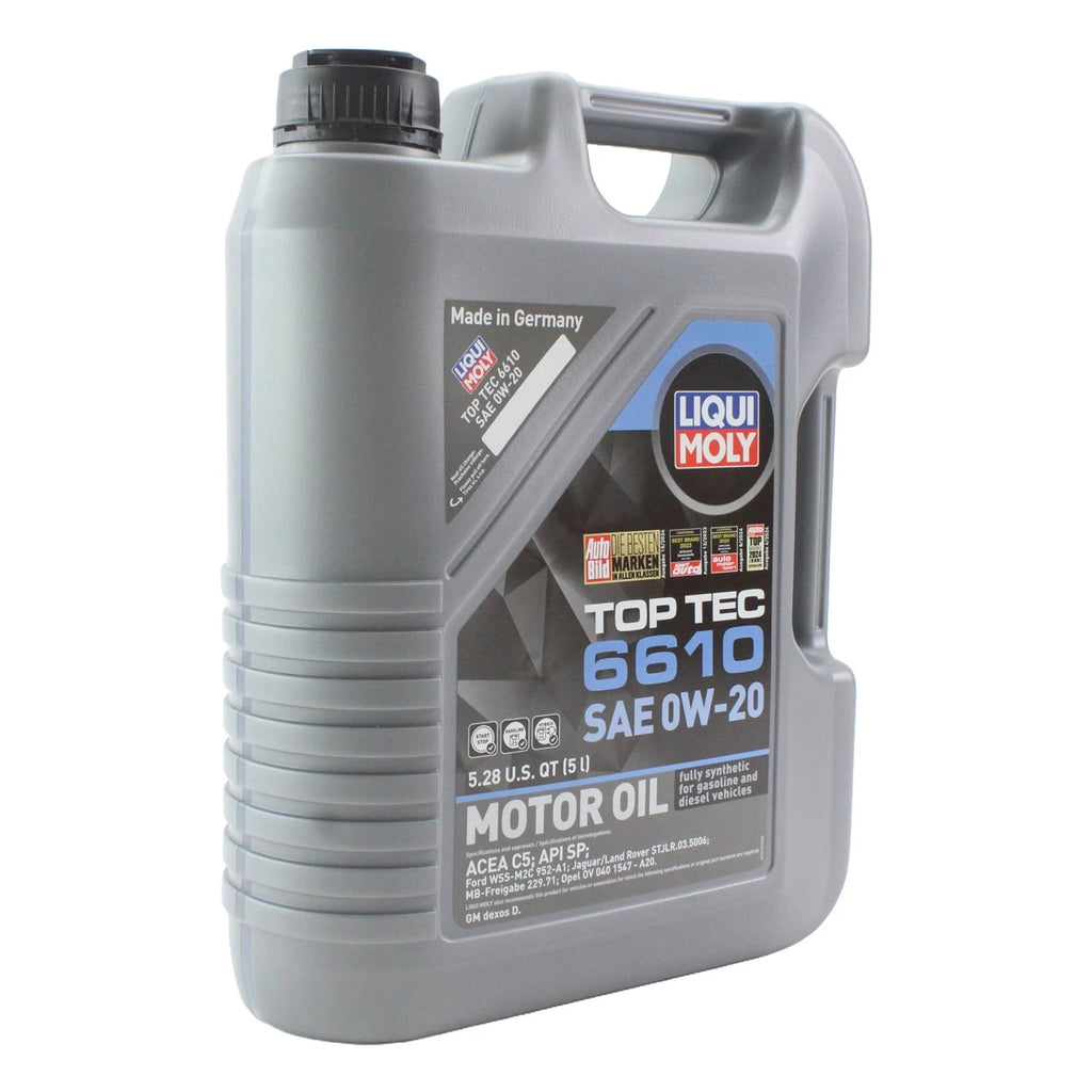 Set of 3 Liqui Moly Top Tec 6610 0W-20 Engine Motor Oil (15L)