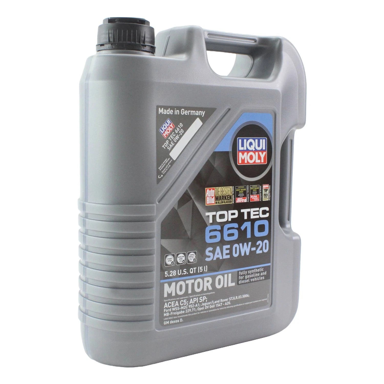 Set of 3 Liqui Moly Top Tec 6610 0W-20 Engine Motor Oil (15L)