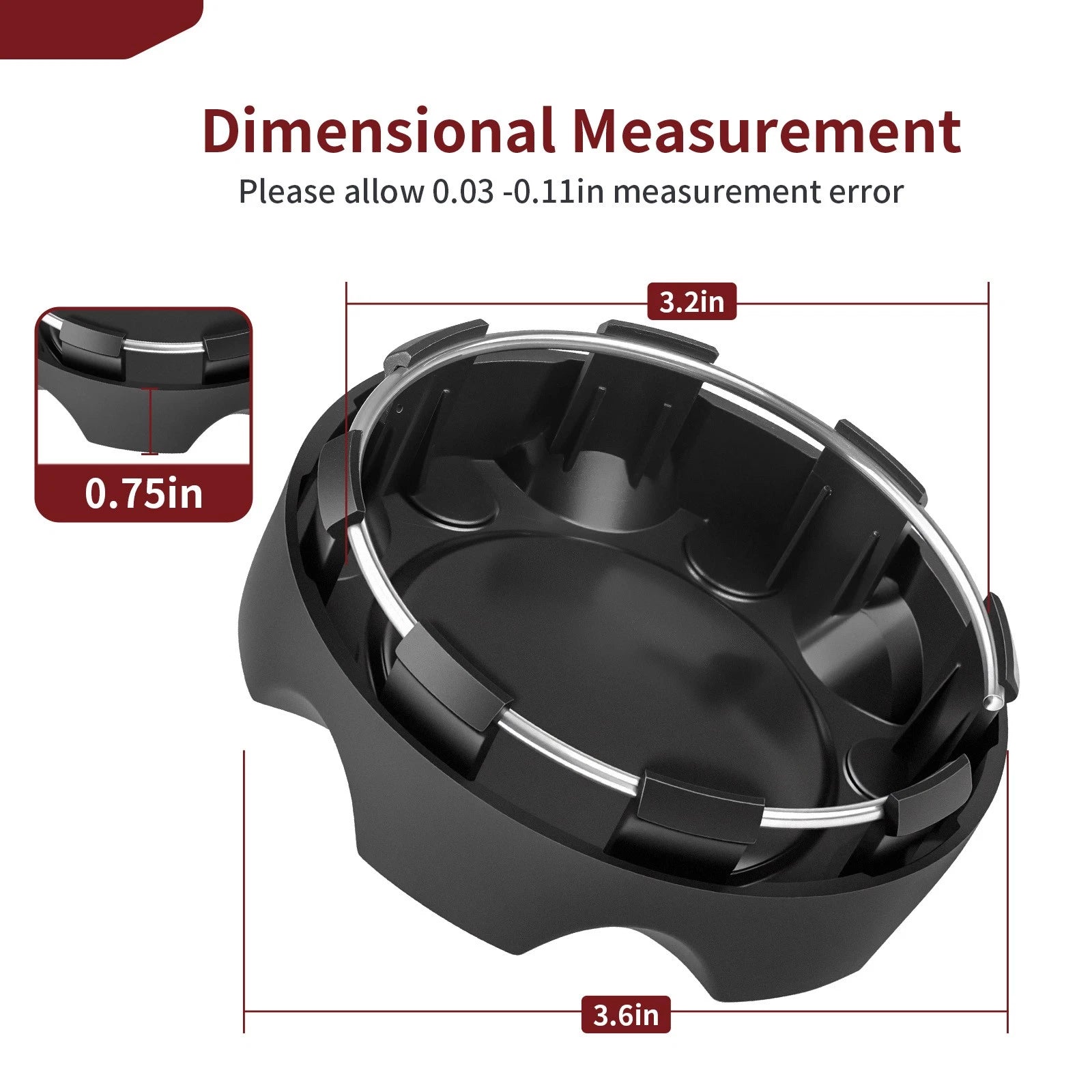4X Wheel Center Caps for Polaris RZR XP 1000 (2021–2022)