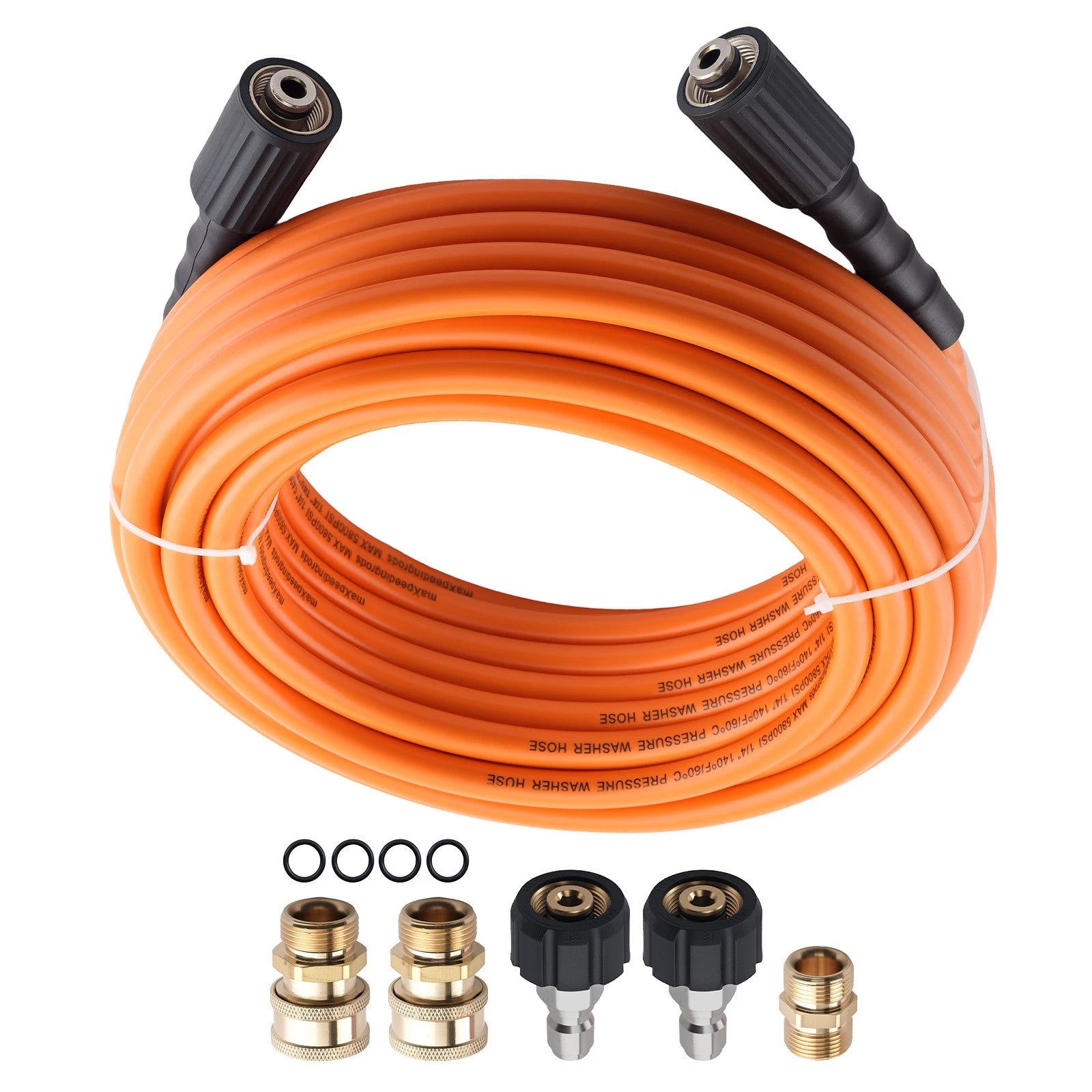 50FT High Pressure Washer Extension Hose for (5800PSI)
