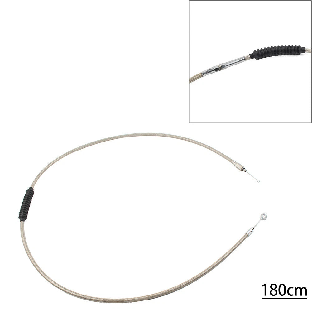 Stainless Clutch Cable for Harley Dyna FXDWG Softail Fatboy FLSTF Road Glide (1991–2023)