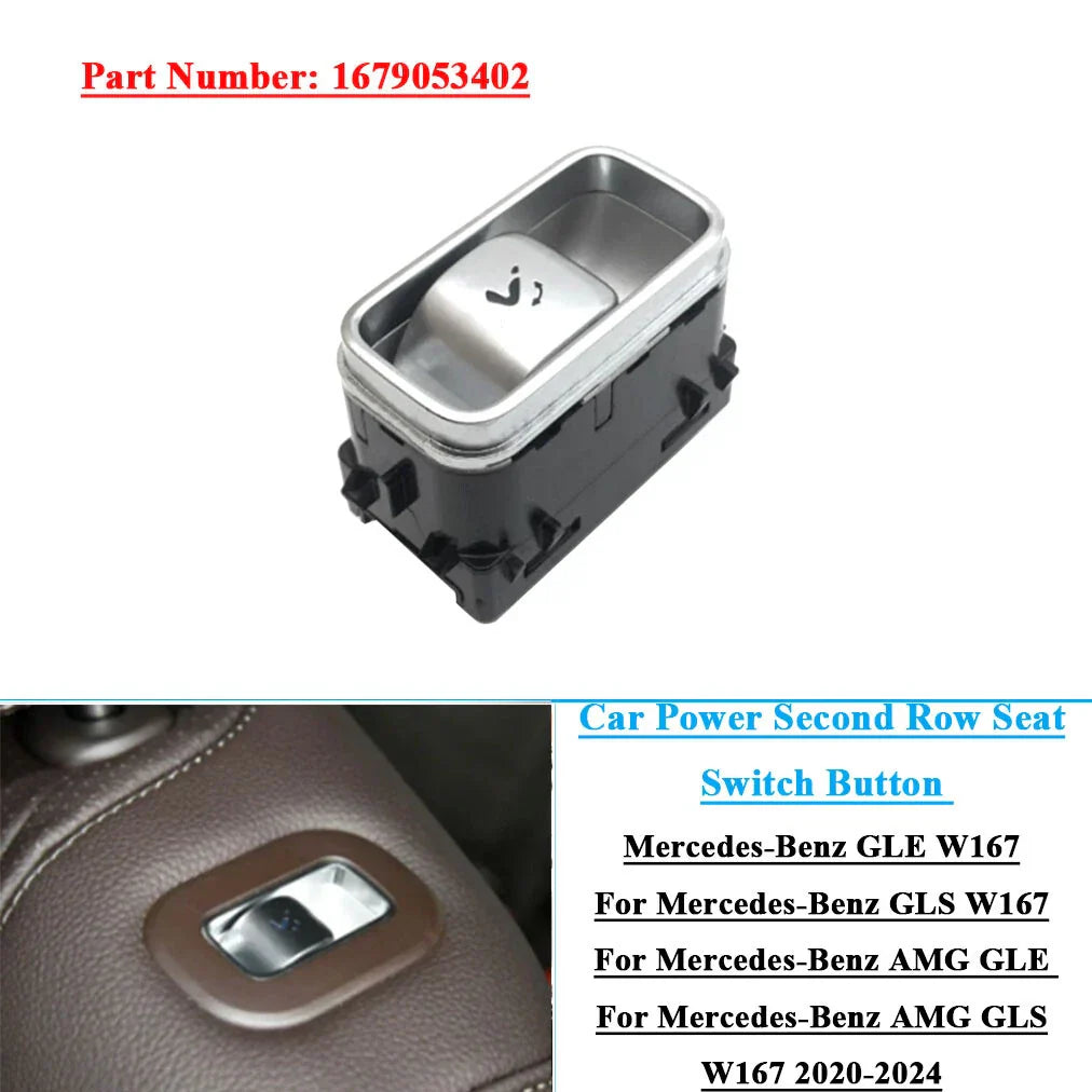Second Row Seat Down Switch Button for Mercedes-Benz GLE GLS W167 (2019–2024)