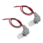 2X License Plate Lamp Socket & Bulb Set for Toyota Camry Corolla Sienna Lexus