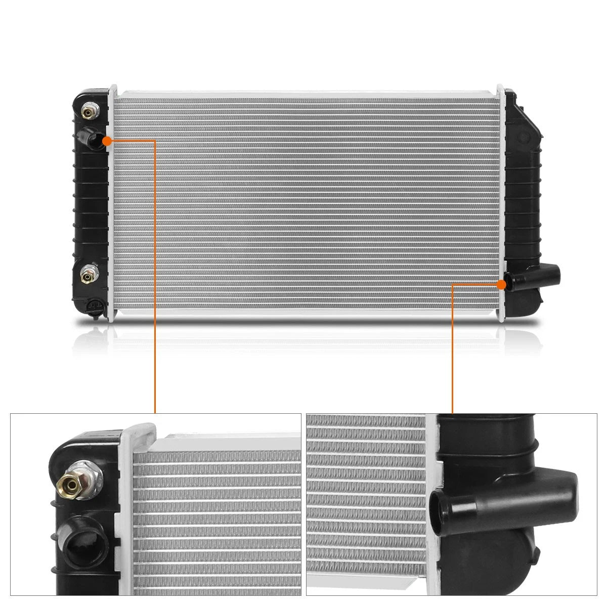 OE Style Aluminum Radiator DPI-1343 for Skylark/Achieva/Grand Am (1992–1993)