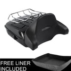 Chopped Trunk Backrest & Luggage Rack for Harley Touring Electra Glide (2014–2023)