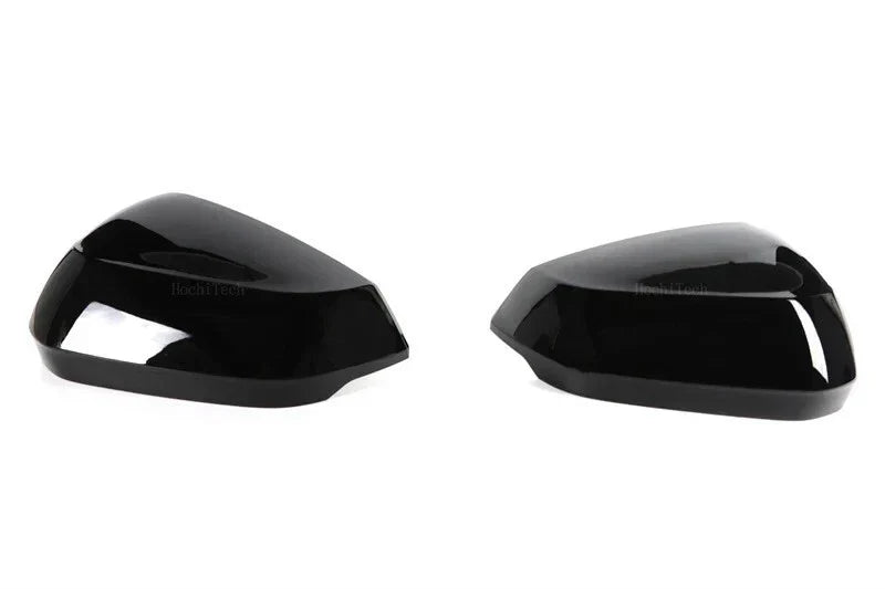 Pair Gloss Black Side Mirror Cap Covers for Audi Q2 / Q3 (2016–2025)
