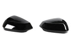 Pair Gloss Black Side Mirror Cap Covers for Audi Q2 / Q3 (2016–2025)