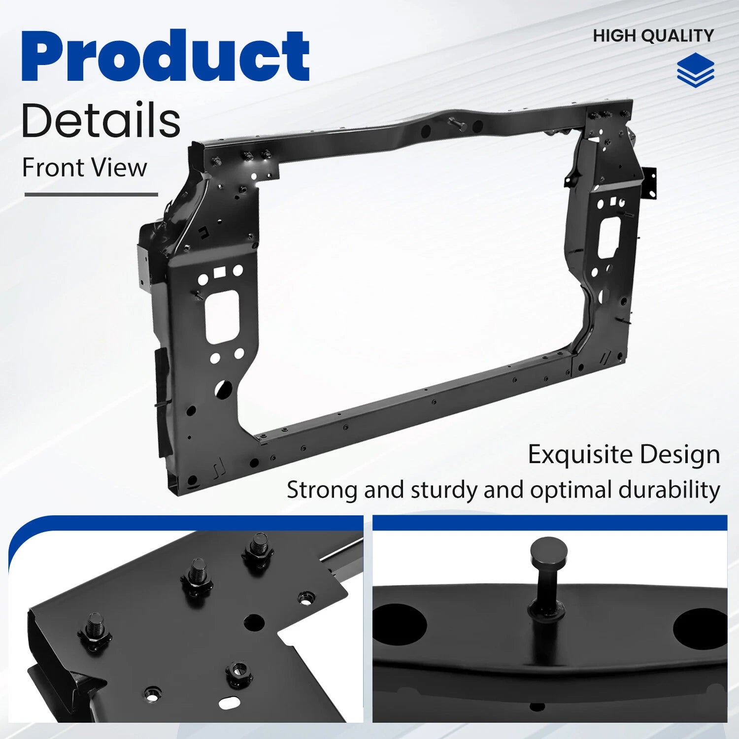 Front Radiator Support Core Cover for Jeep Cherokee (2019–2023)