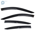 Set of 4 Window Visors Rain Guards for Acura TL (2009-2014) Black