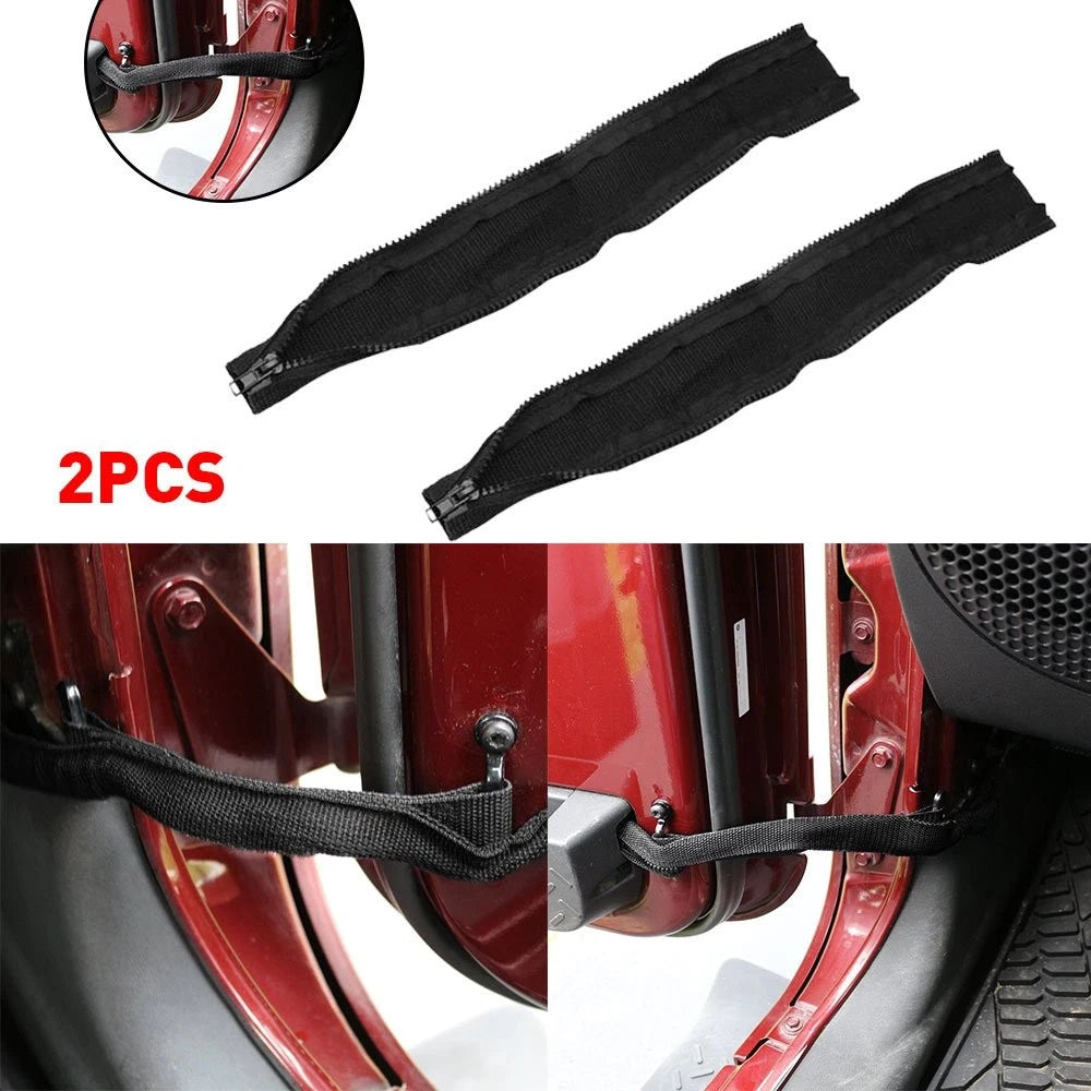 Heavy Duty Polyester Door Limiting Straps for Jeep Wrangler JK JKU TJ (2007–2018)