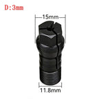 Metal Collet Kit Set of 2 for Die Grinder (3mm, 6mm)