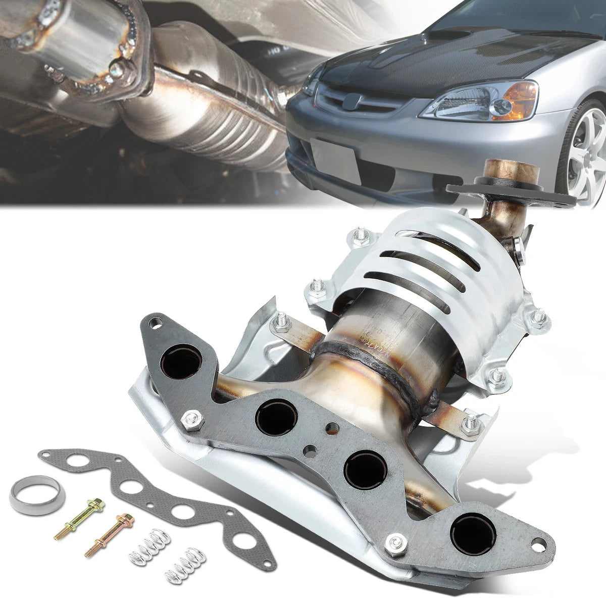 Catalytic Converter for Honda Civic DX LX CX VX HX 2001–2005 1.7L