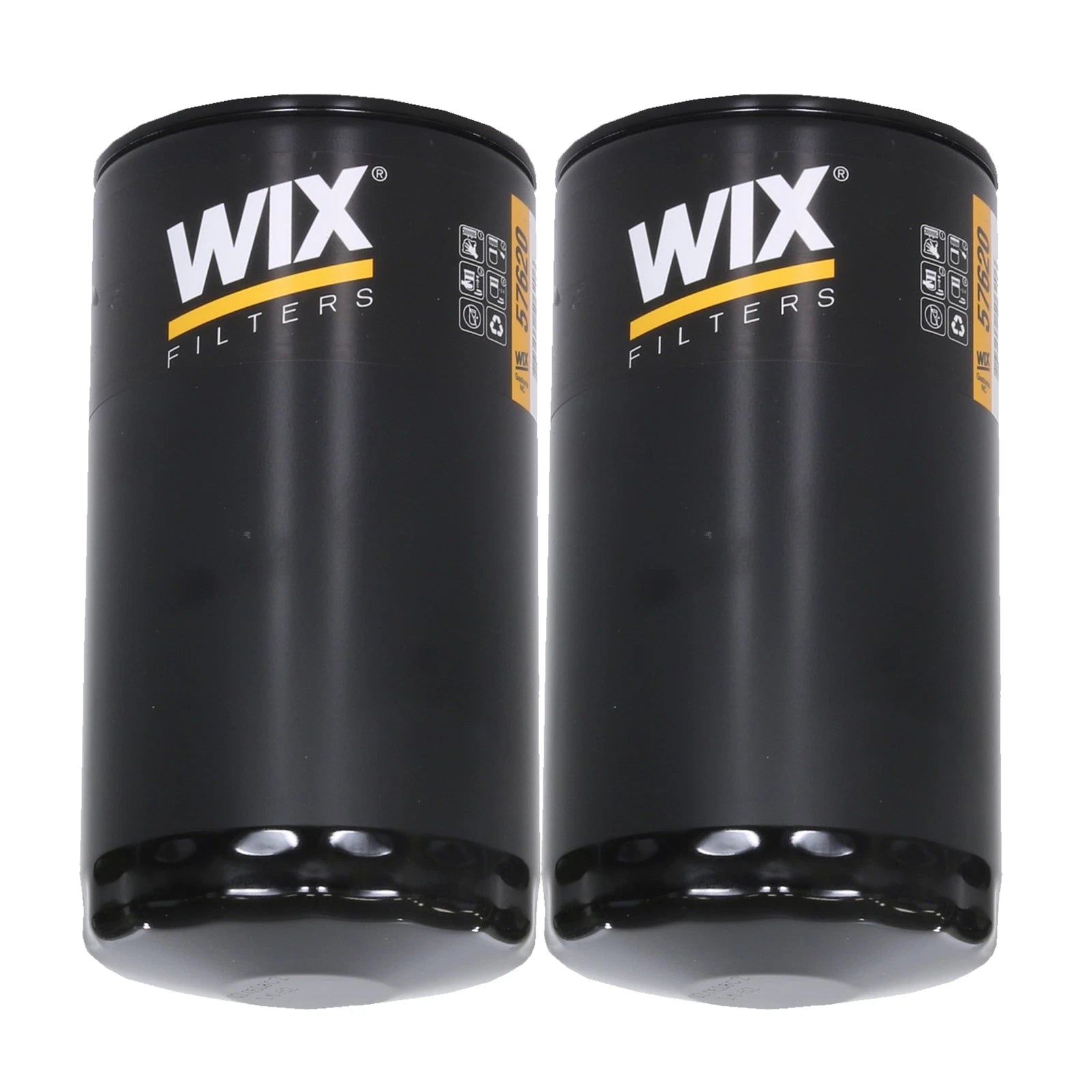 Wix 2X Engine Motor Oil Filters for Dodge Ram Sterling Truck (L6 TDI)