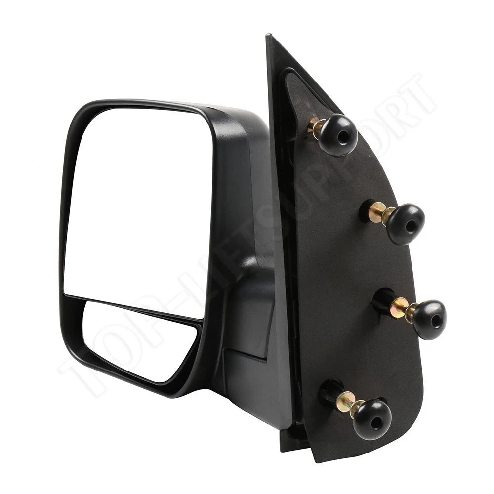 Driver Side Telescoping Black Mirror for Ford Econoline (2003–2014)
