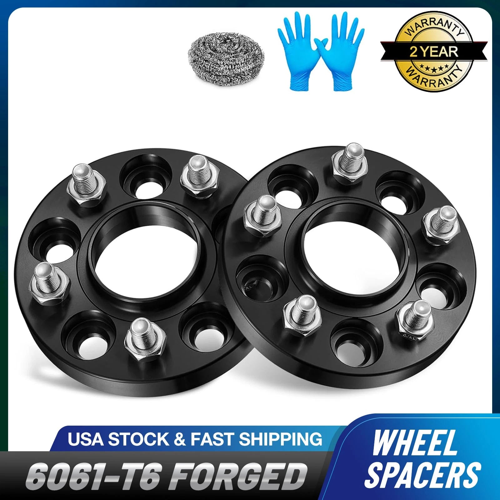 2X 20mm Hubcentric Wheel Spacers 5x108 12x1.5 For Ford Fusion