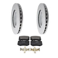 Front Rotors & Bosch QuietCast Brake Pads Kit for Mercedes ML500 (W163)