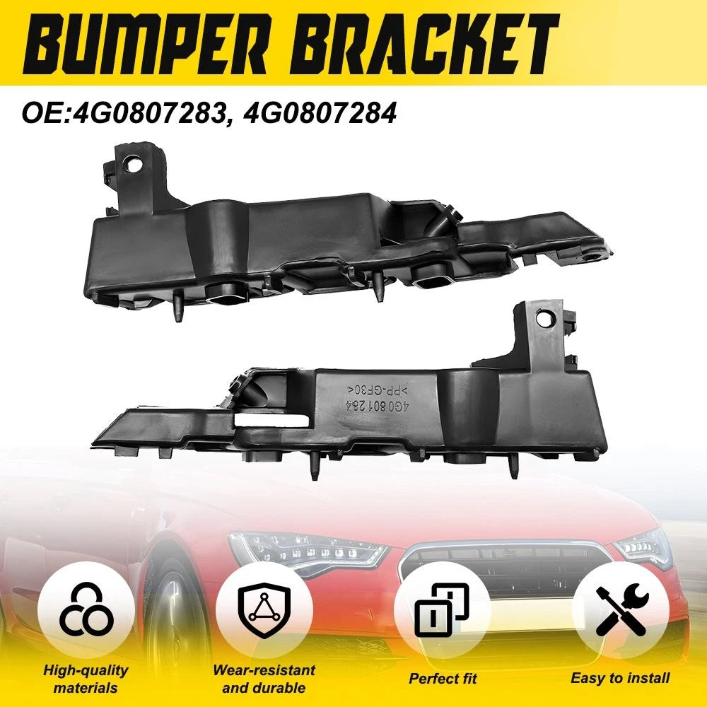 2X Front Bumper Bracket for Audi A6 S6 (2012–2018) EXV