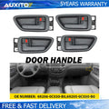 Set of 4 Interior Door Handles for Toyota Sequoia (2001–2007) Gray