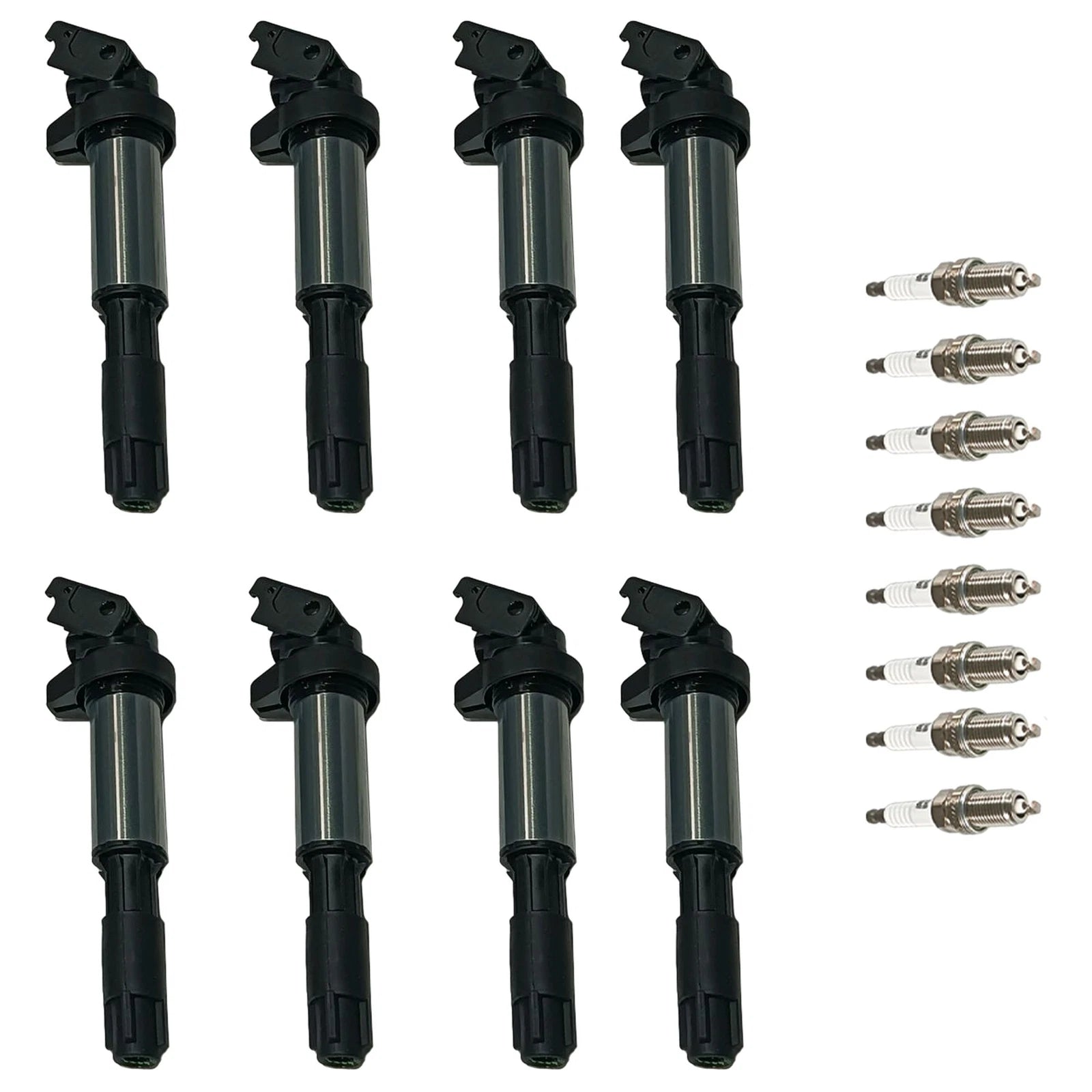 8X Ignition Coils & 8X Spark Plugs for BMW 550i 650i X5 (2006–2010) UF515
