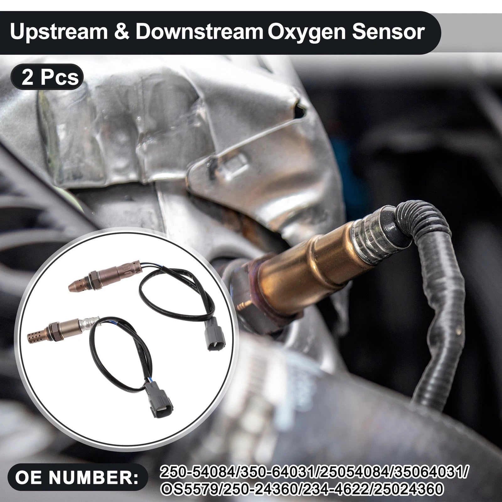Upstream & Downstream Oxygen Sensor for Toyota Camry 2.5L L4 (2012–2017) 250-54084