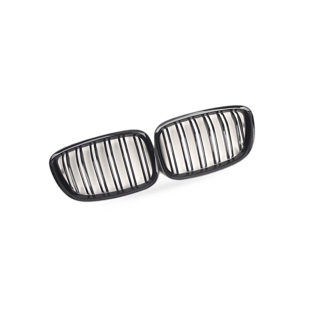 Gloss Black Double Line Grille for BMW 5 Series F07 GT (2010–2016)