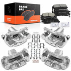 Set of 4 Brake Pads & Calipers for Chrysler Sebring (2001–2005)