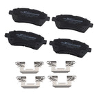 Set of 4 Front Ceramic Brake Pads for Ford Fiesta/Mazda 2 (2011–2014) w/Hardware