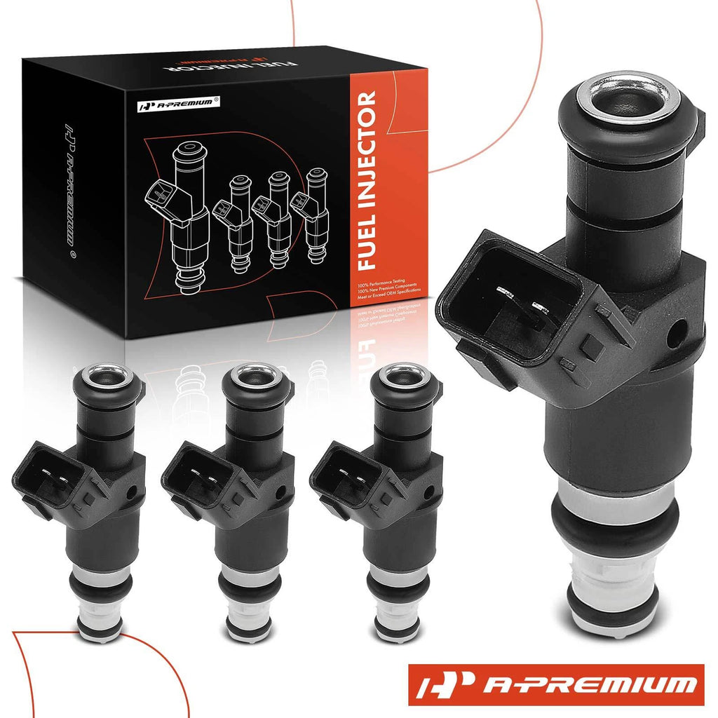 Set of 4 Fuel Injectors for Honda CR-V (2005–2009) Accord (2003–2007) Element Acura RSX