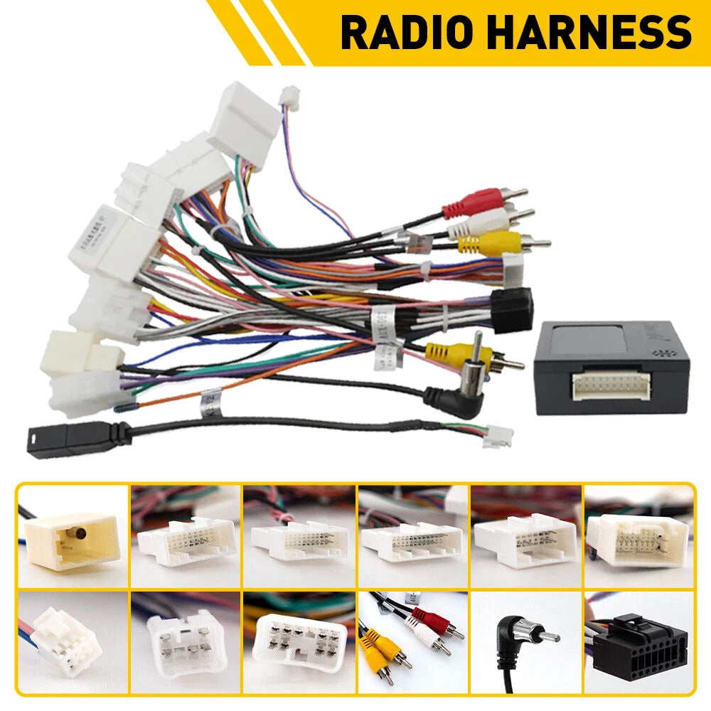 Car Stereo Radio Power Harness Cable for Toyota 