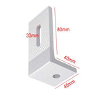 2X 90-Degree Solar Panel Mounting L Bracket for Boat-Off Grid Roof