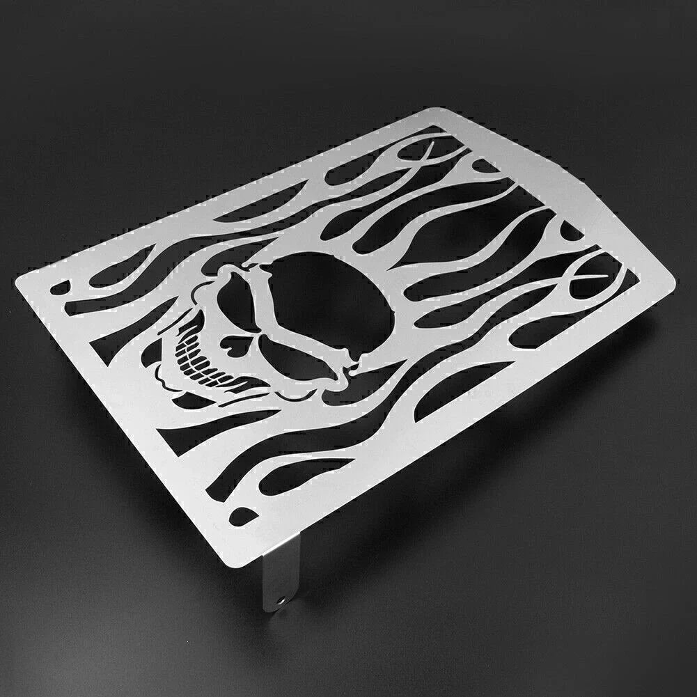 Skull Flame Radiator Grille Guard Cover for YAMAHA Royal Star XVZ13 (1996-2010)