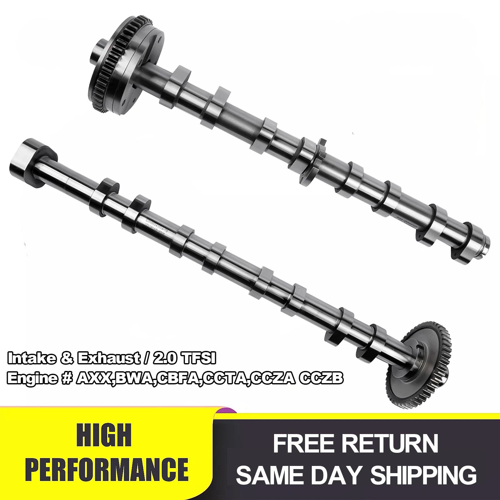 2X Camshafts for VW Jetta Golf Audi A3 TT 2.0 TSI (2006–2018)