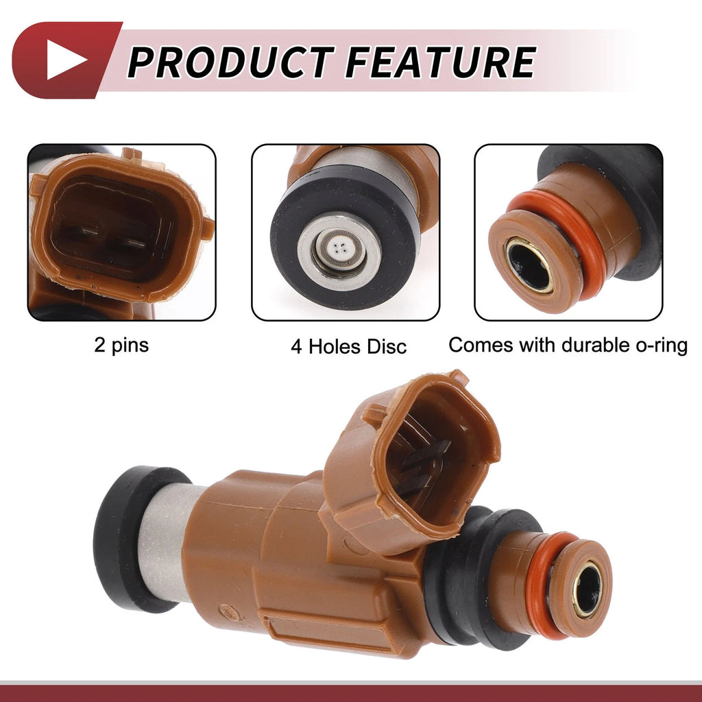 Fuel Injector No.FP35-13-250 for Mazda 626 (2000–2001) 1 Pc Brown
