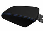 Console Lid Armrest Cover for Ford Focus (2012–2018) - Black Blue Stitch