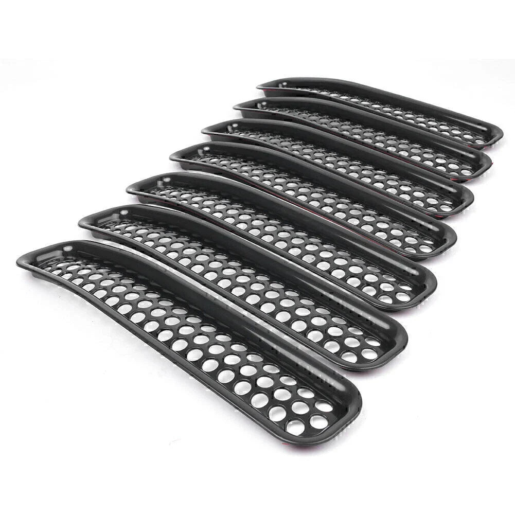 Grille Cover Insert Mesh for Jeep Wrangler TJ (1997-2006) Black