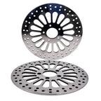 2X Stainless Steel 11.8" Brake Rotor Disk for Harley-Davidson Dyna (2007–2017)