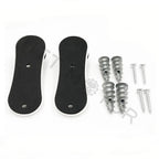 1 Pair Ski Snowboard Wall Mount for Universal Fit (Durable, Rotate, Rubber)