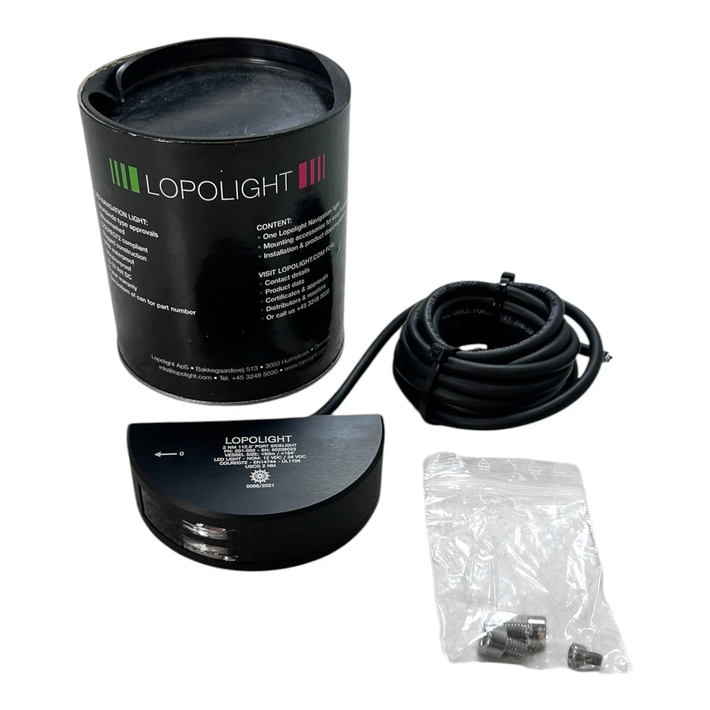 Lopolight 301-002-B Port Side LED Navigation Light for USCG2 NM (12V/24VDC)